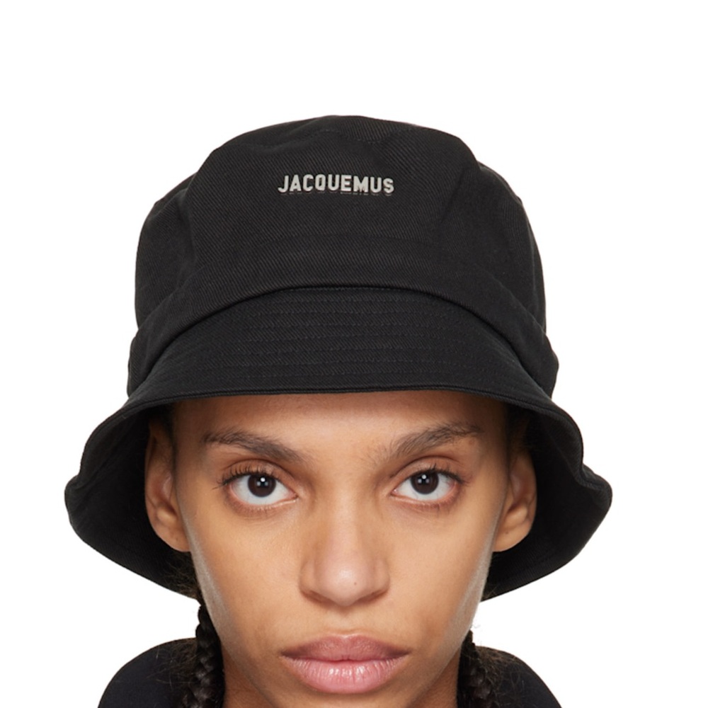 🚩 STEAL! JACQUEMUS Black Les Classiques 'The Gadjo' Bucket Hat - with dust bag
